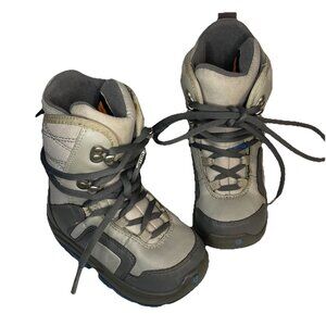 Burton Boots Youth Size 12C Gray Snow Ski Snowboard Moto Kids Winter
